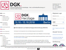 Tablet Screenshot of dgk.org